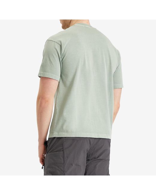 Napapijri Green Split Logo T-Shirt for men