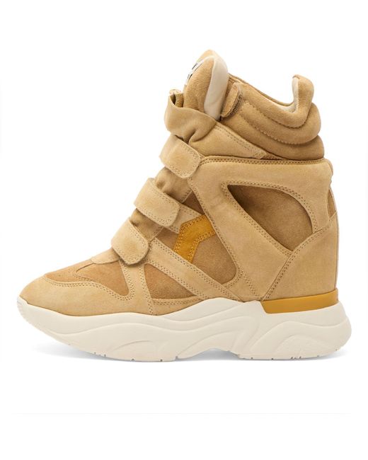 Isabel Marant Metallic Balskee Platform Sneaker