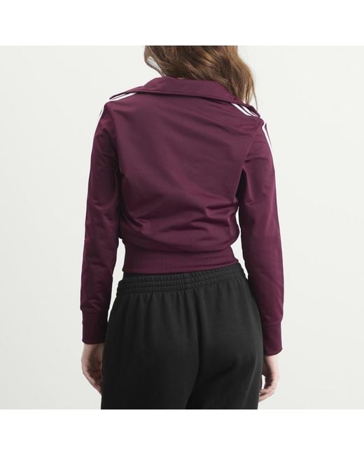 Adidas Purple Classic Firebird Track Top