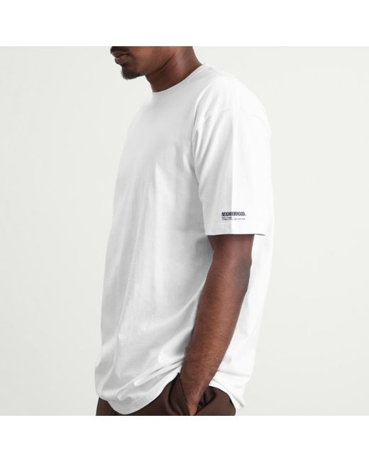 Neighborhood White Classic 2 Pack T-Shirts for men