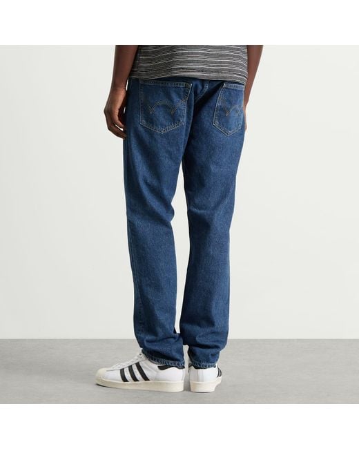 Edwin Blue Regular Tapered Denim Jeans for men