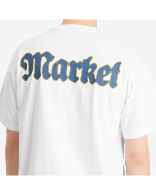 Market White Pure T-Shirt for men