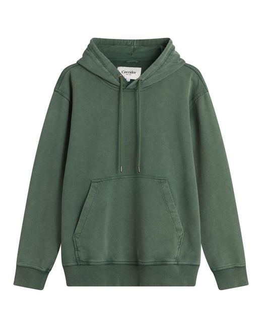 Corridor NYC Green French Terry Hoodie for men