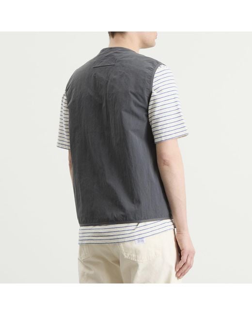Barbour Gray Re-Engineered Flyweight Gilet for men