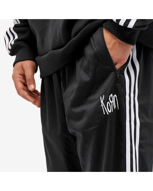 ウォーキング・ランニングウェア adidas Originals x KoRN TRACK PANT adidas x KoRn Track Pant Black Men's - FW24 - US