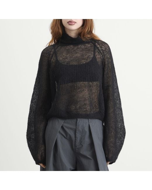 Stel Blue Turtle Neck Knit Jumper