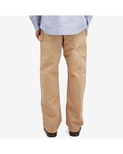 Human Made Washed Duck Work Pants in Natural for Men | Lyst