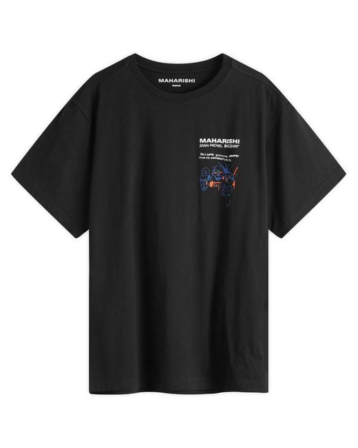 Maharishi Black Basquait Year Of The Snake T-Shirt for men