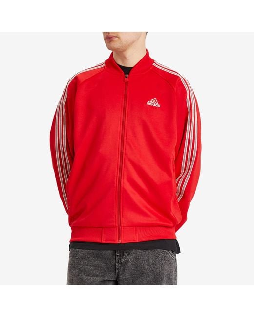 Adidas Red Track Top for men