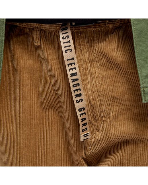 Human Made Brown Corduroy Easy Pants for men