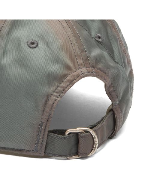 Acne Gray Cuddy Nylon Cap for men