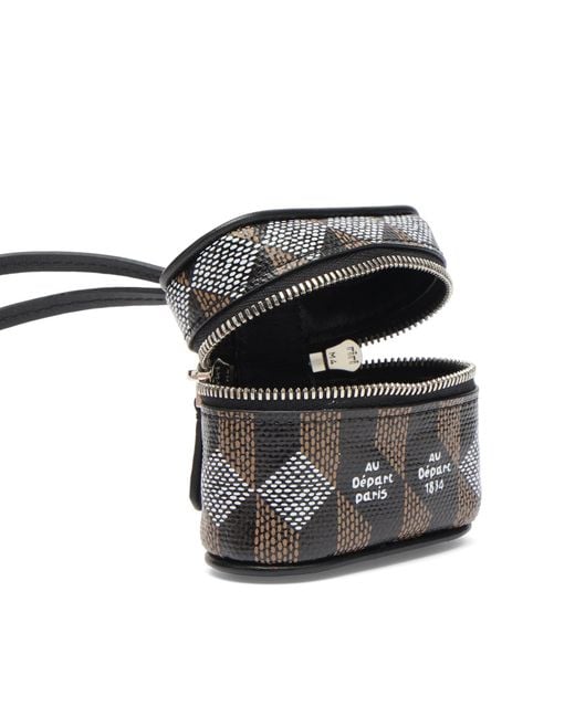 AU DEPART Black Mini Pouch Charm