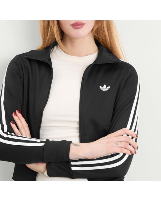 Adidas Black Classic Firebird Track Top