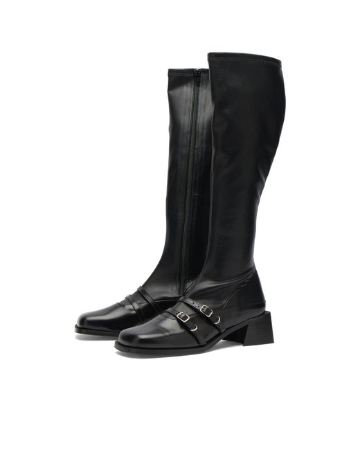 Justine Clenquet Black Andie High Boots