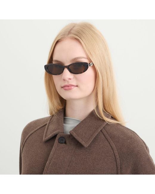 Gucci G String Sunglasses in Brown | Lyst display picture 1
