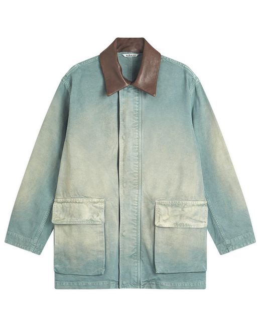 ジャケット・アウター AURALEE ORGANIC COTTON DUCK BLOUSON / 3 Auralee Organic Cotton Duck Blouson | Light Beige | Canoe Club