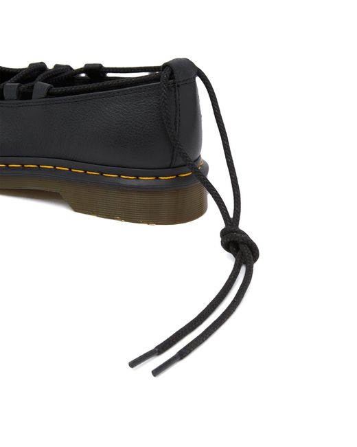 Dr. Martens Black Elphie Ii Lace Up Shoe