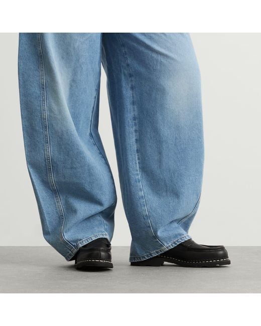 Paraboot Black Orsay Penny Loafer