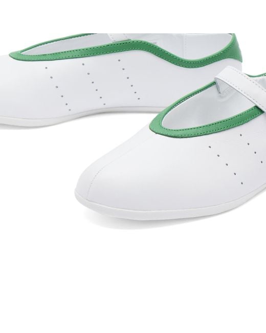 Adidas Green Stan Smith Lo Ballet Sneaker