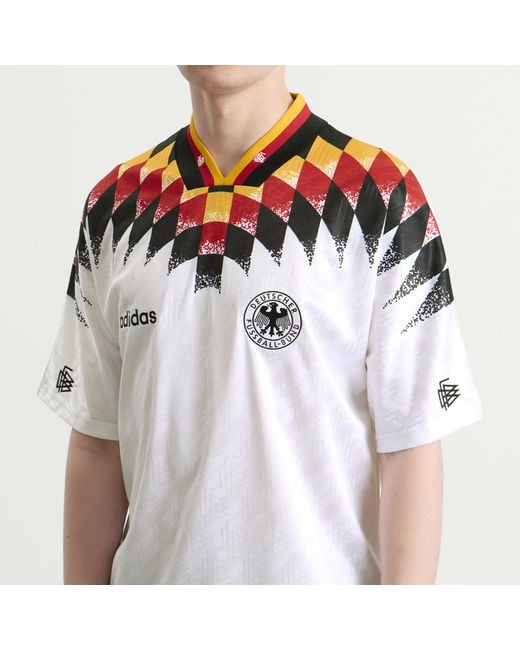 Adidas Blue Germany 1994 Home Jersey Top for men