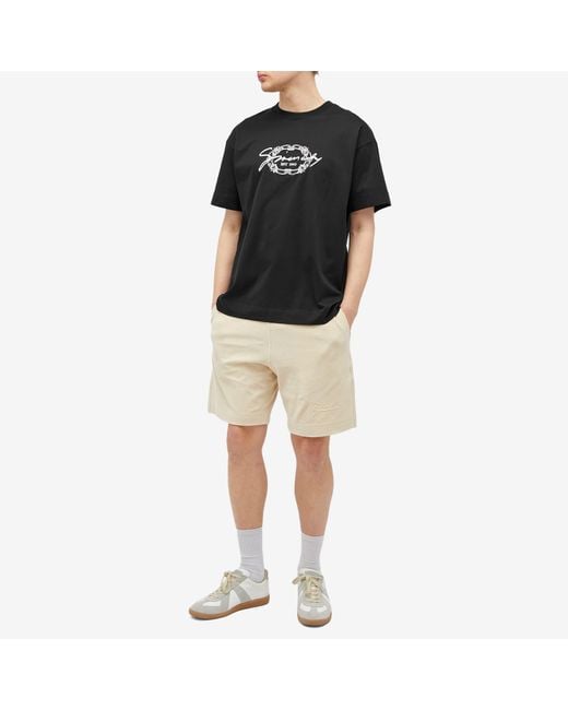Givenchy Black Signature Logo Regular Fit T-Shirt for men