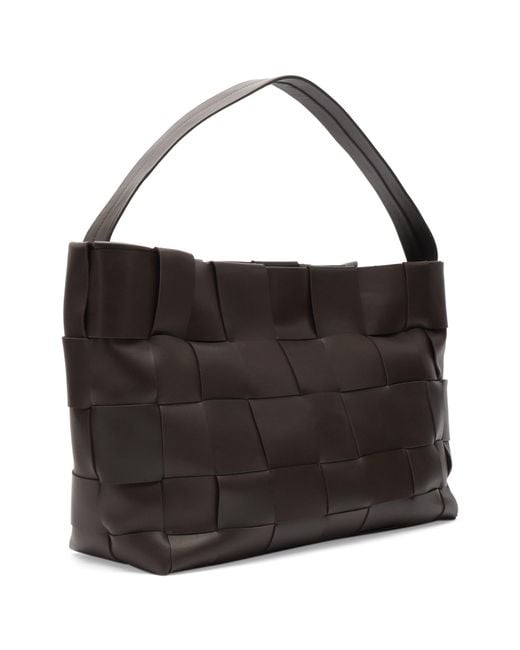 St. Agni Black Woven Large Tote