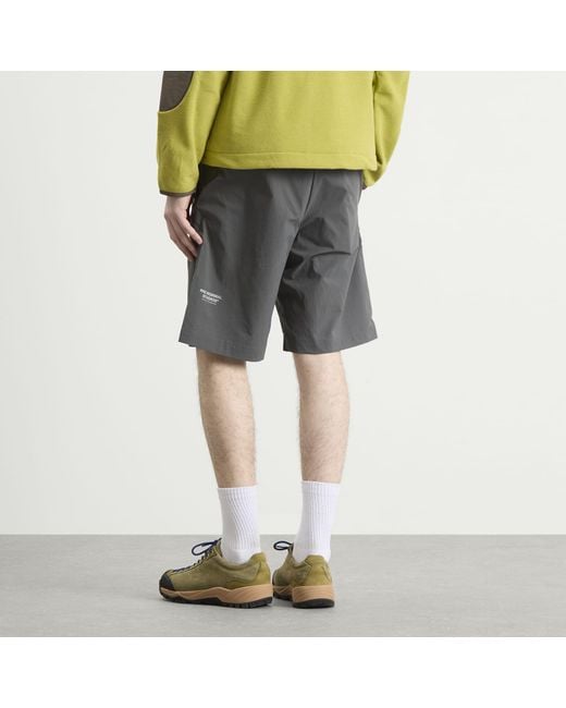 Pas Normal Studios Gray Off-Race Light Tech Shorts for men