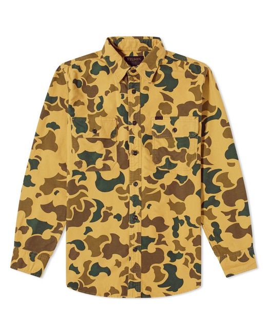 Filson Yellow Field Flannel Shirt for men