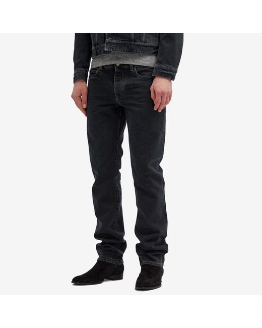 Saint Laurent Blue Slim 5 Pocket Jean for men