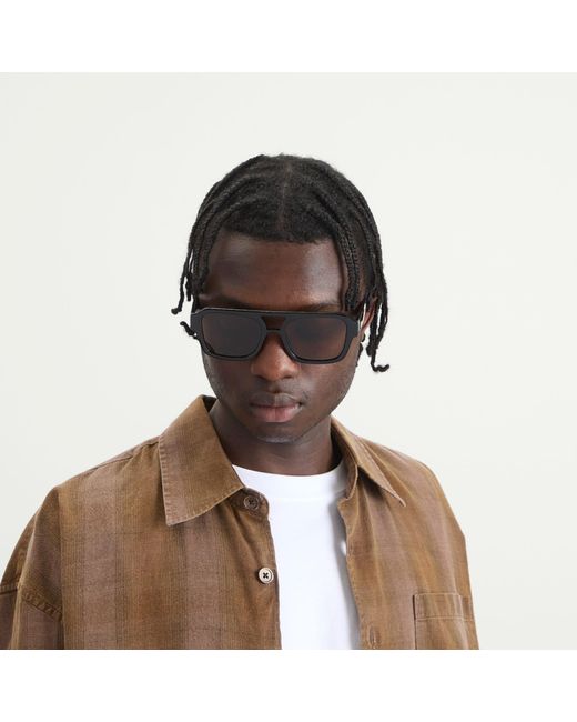 Le Specs Brown Subzero Sunglasses