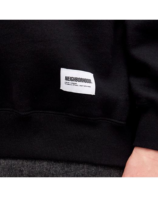 Neighborhood Black Basic Sweatshirt for men