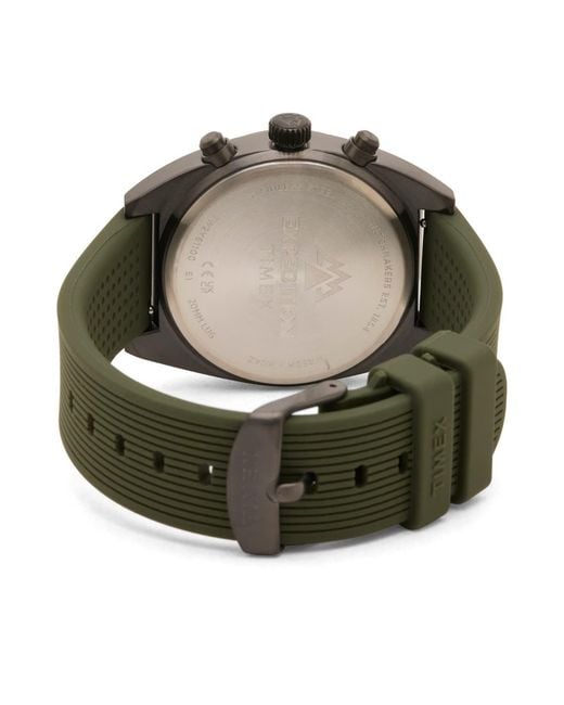 Timex Black Expedition Capstone Chrono Watch