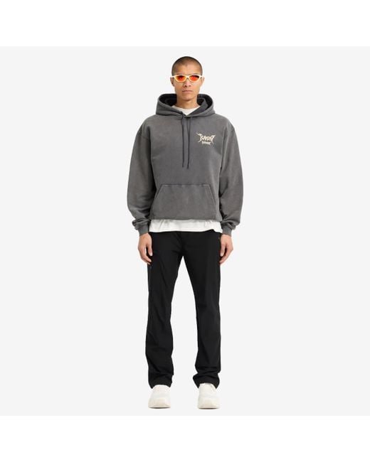 Represent Gray End. X 'Platinum' Oversized Hoodie for men