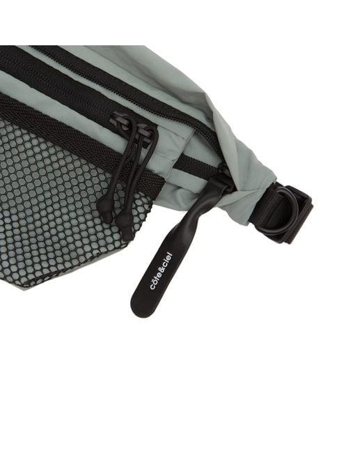 Côte&Ciel Black Adda Plus Smooth Cross Body Bag