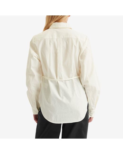 Daily Paper White Monogram Button Up Shirt