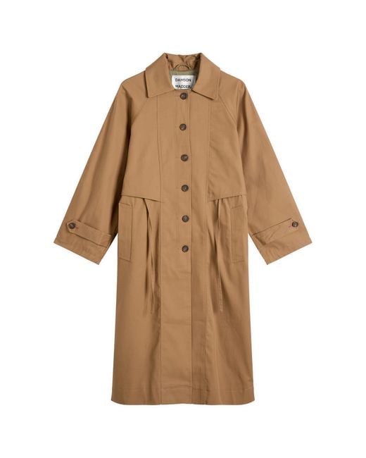 Damson Madder Brown Camille Trench Coat