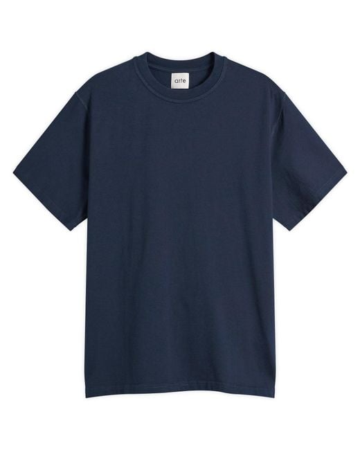 Arte' Blue Back Collage T-Shirt for men
