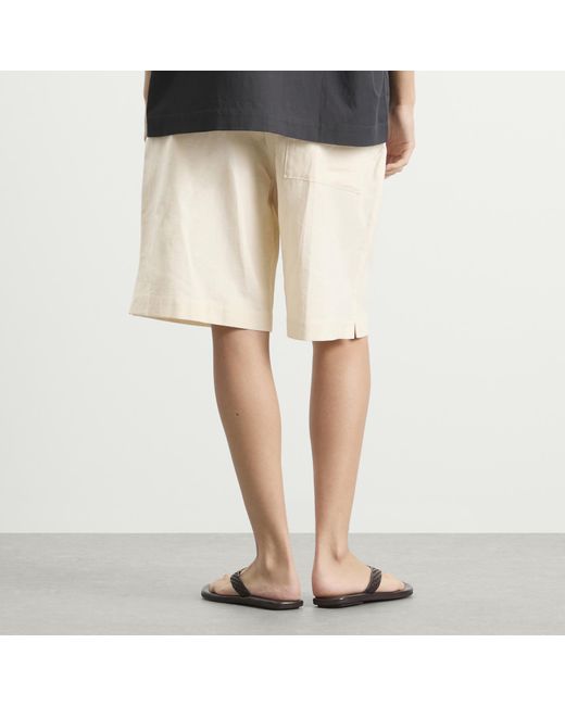 Studio Nicholson Natural Demba Elasticated Shorts