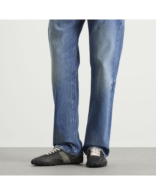 Maison Margiela Black Nylon Sprinter Sneaker for men