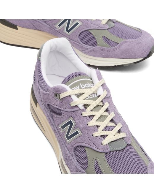 New Balance White 991V2 Sneaker
