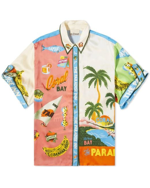 ALÉMAIS Multicolor Alémais Paradiso Silk Shirt