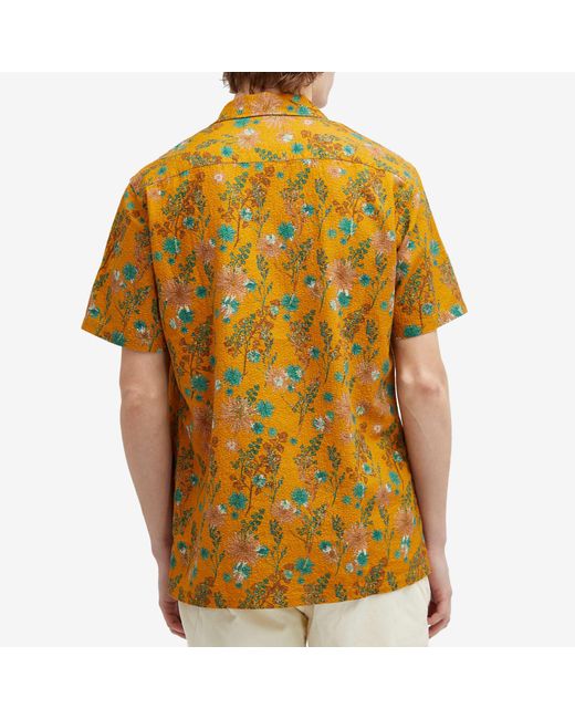 Kestin Yellow Crammond Short Sleeve Shirt for men
