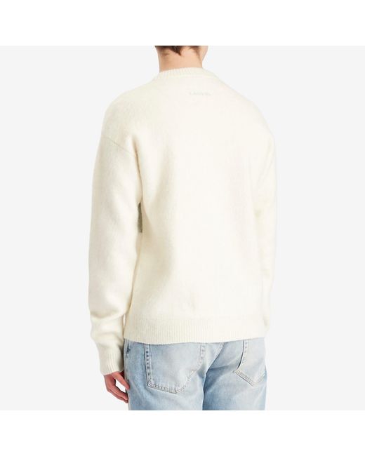 Lanvin White Striped Jumper for men