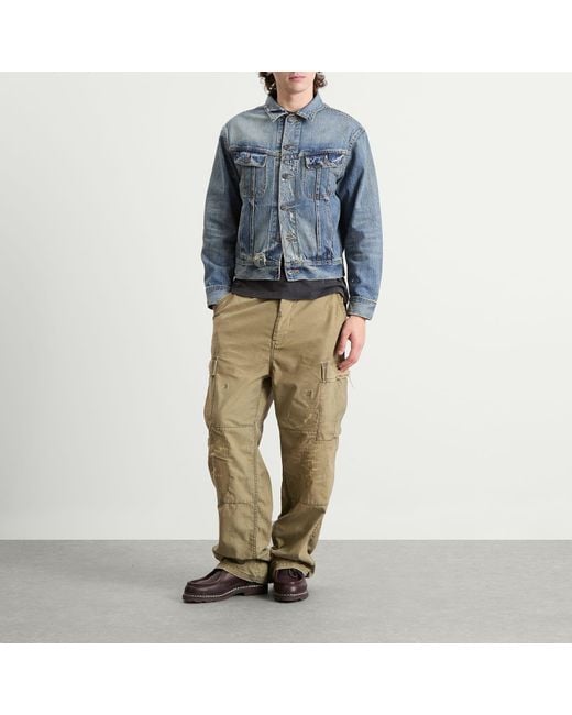 Mastercraft Union Blue Edo Vintage Denim Jacket for men