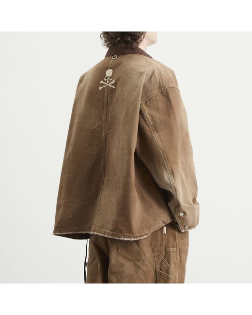 MASTERMIND WORLD Brown Utility Jacket for men