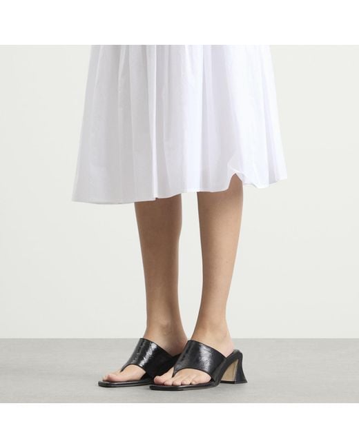 Miista Black Ernie Thonge Sandals