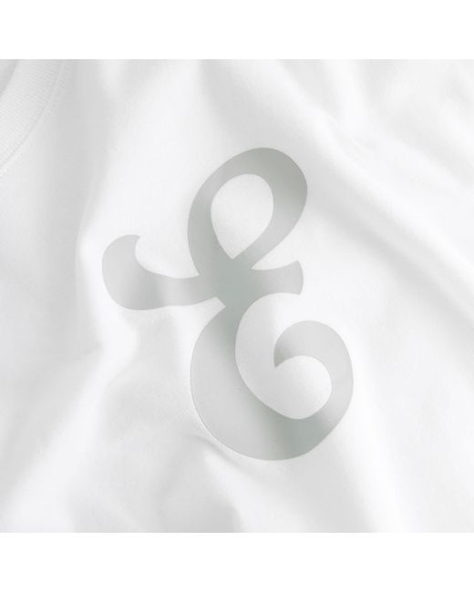 E by END. White Champion For T-Shirt for men