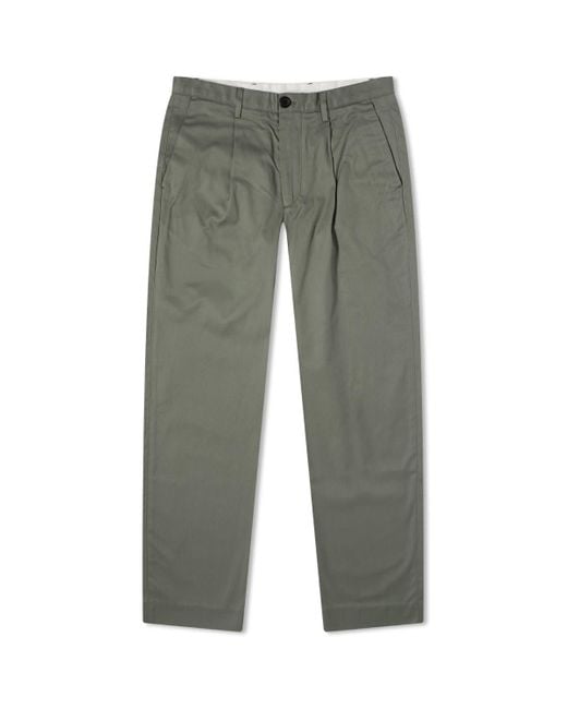 Paul Smith Gray Pleated Trousers for men
