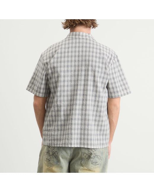 Butter Goods Gray Equipment Short Sleeve Shirt for men