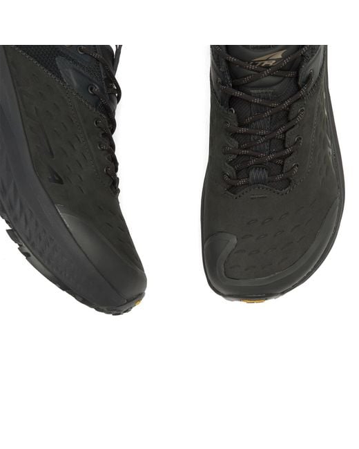 Altra Black Olympus 6 Hike Low Gore Tex Sneaker for men
